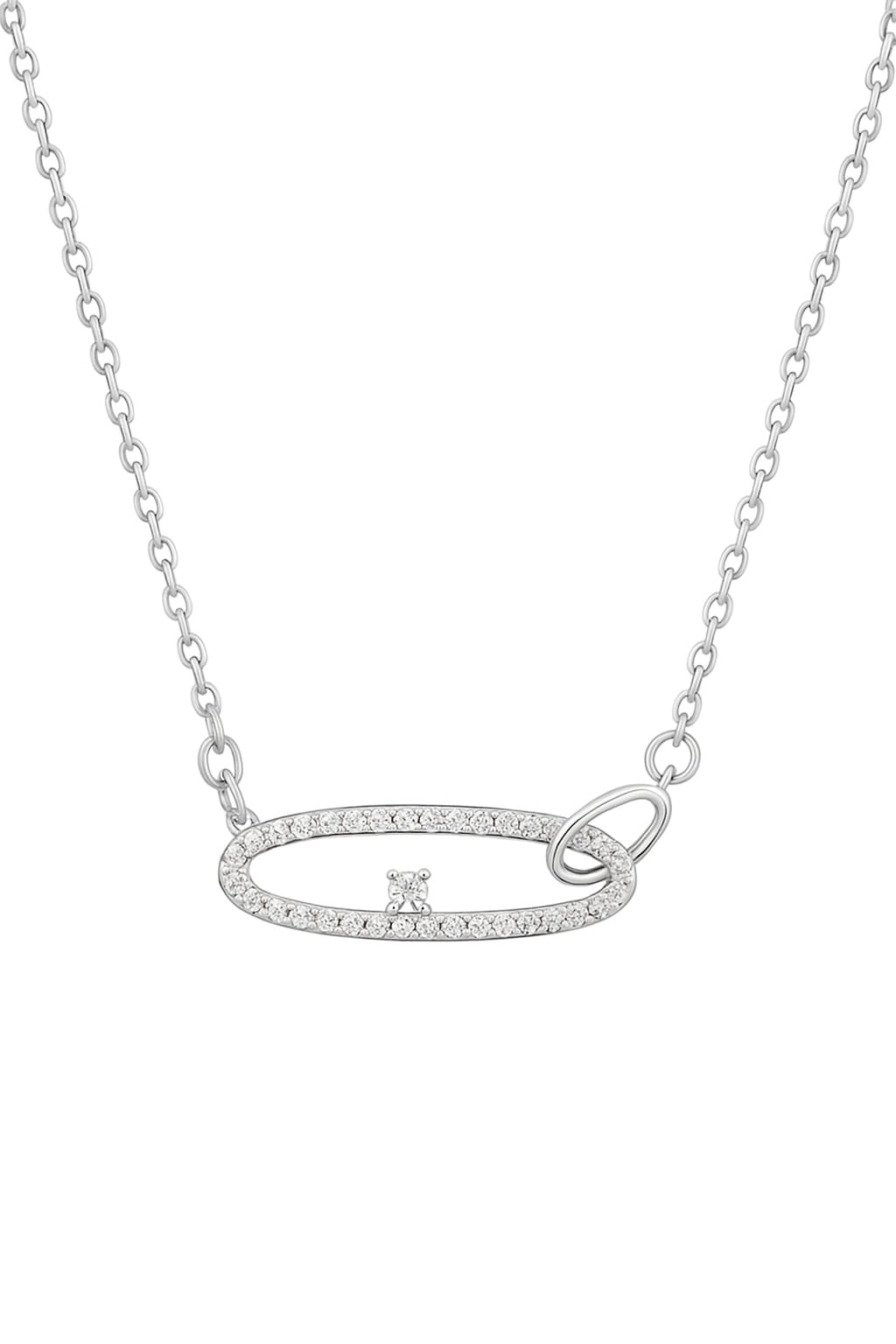 92.5 Sterling Silver Italian Chain With Pendent
